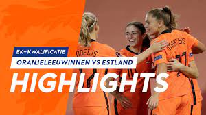 Dat toernooi is nu een jaar uitgesteld, dus volgend jaar wordt weer een sportzomer. Highlights Oranjeleeuwinnen Estland 23 10 2020 Ek Kwalificatie Onefootball