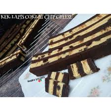Lapis cheese coklat  butter cake . Kek Lapis Cheese Coklat Chip Original Shopee Malaysia