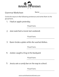 This free grammar book is for beginners and elementary learners. Free Printable English Grammar Worksheet
