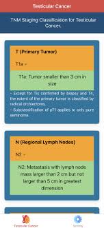 Below are the basics of each stage of testicular cancer. Whvxu9bq8vu3lm