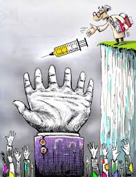 The list of side effects and adverse reactions to corona vaccinations is getting longer. When Corona Vaccine Will Reach To Poor Countries Cartoon Movement
