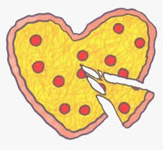 You can't go wrong with heart shaped pizza! Transparent Pizza Heart Clipart Pizza Heart Drawing Hd Png Download Kindpng