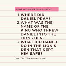 General education looking for fun and challenging trivia questions and answers? Mstar Kids Trivia Thursday Think You Have The Answers To This Weeks Trivia Questions Comment Or Message With Your Answers Remember Three Correct Answers Gets A Prize Delivered To Your