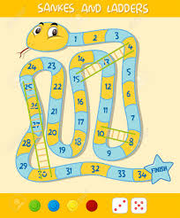 This is the clasic snakes and ladders game. A Snake Ladder Game Template Illustration Royalty Free Cliparts Vectors And Stock Illustration Image 116488100