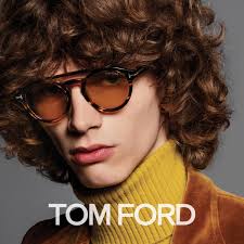 Leather stores sunglasses Tom Ford Brown