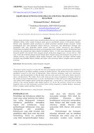 Rasanya tak afdal jika kamu berkunjung kebeberapa daerah di provinsi jawa tengah, jawa timur, ataupun daerah istimewa yogyakarta tapi belum mencicipi. Pdf Eksplorasi Etnomatematika Islami Pada Tradisi Makan Besaprah