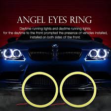 1x 60 120mm Car Angel Eyes Led Car Halo Ring Lights Led Angel Eyes Headlight For Car Auto Moto Moped Scooter Motorcycle Dc12v 3w Car Light Assembly Aliexpress