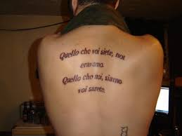 Italian Tattoo Sayings And Quotes For Man | Tattoomagz.com ... via Relatably.com