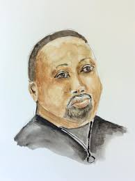 The Pretentious Cleveland Portrait Artists drawing Michael Oatman. 8-20-21  — The Pretentious Cleveland Portrait Artists.