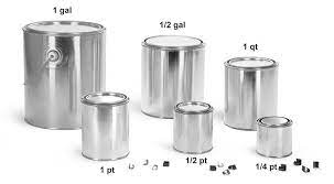A quart (or a quarter) is one fourth of a gallon and is double of a pint. Sks Science Products Paint Cans Paint Cans With Plugs Metal Can Clips Clip Application Tools