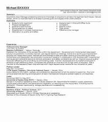 inbound/outbound area manager resume