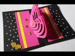 Cut along the pencil lines with your scissors. Diy 3d Kirigami Card Making Ideas How To Make Heart Pop Up Love Card 6 Steps With Pictures Instructables