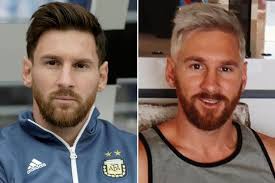 5 видео 23 просмотра обновлен 3 сент. Barcelona Star Lionel Messi Explains Why He Dyed His Hair Blond Irish Mirror Online