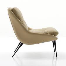 Nube Fency Armchair With Stool In Blue Fabric Or Many Other Fabrics Leathers For Sale At 1stdibs Leather Armchair Modern Armchair Contemporary Armchair