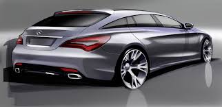 Mercedes Benz Cla Shooting Brake Car Design Sketch Car Design Motor Works