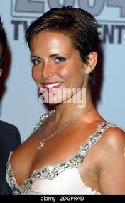 SOPHIE ANDERTON TV MOMENTS 2004 BBC TELEVISION CENTRE LONDON ENGLAND 22  January 2005 Stock Photo