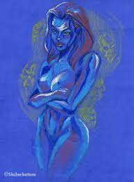 Raven Darkholme/Mystique Nude - Comic-Images