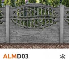 Sichtschutzzaun Almp04 Zaunfabrik Polen In 2020 Betonzaun Sichtschutzwande Gartenzaun