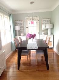 Dining Room Paint Color Sea Salt By Sherwin Williams Table West Elm Chairs Marsha Interior House Colors Apartment Patio Furniture West Elm Dining Room