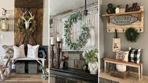 Red and beige farmhouse living room from checopie. Diy Farmhouse Style Shelving And Wall Decor Ideas Home Decor Interior Design Flamingo Mango Youtube