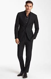 Dolce Stripe Suit Dress Shirt Nordstrom All Black Suit Black Suit Men Black Suit Dress