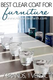 The Best Clear Coat For Furniture 2020 Best Chalk Paint Top Coat In 2020 Best Chalk Paint Chalk Paint Dining Table White Painted Furniture