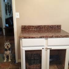 Use A Bathroom Or Kitchen Cabinet To Make A Dog Kennel Dog Crate Furniture Dog Crate Dog Kennel