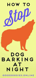 Check Out These Tips On How To Stop Your Dog From Barking At Night No Need For Shock Collars And Bark Device Stop Dog Barking Dog Barking At Night Dog Barking