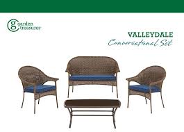 Style Selections Valleydale Woven Outdoor Loveseat With Steel Frame Lowes Com Outdoor Loveseat Wicker Loveseat Love Seat