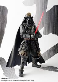 Action Figures That Feel The Power Of The Dark Side In Feudal Japan Darth Vader Samurai Darth Vader Action Figure Star Wars Action Figures