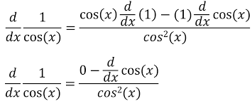 Differentiation Of Sec X And Cosec X