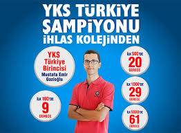 Sınavda gülümseyin geçen yıl yapılan yks'de türkiye birincisi olan halid oğuz serçe, sınava girecek adaylara, bol bol deneme çözün. Yks Turkiye Birincisi Ihlas Koleji Nden Ihlas Koleji