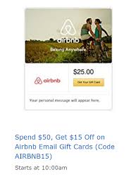 Maybe you would like to learn more about one of these? Amazon Airbnb 50 Gift Card Promotion