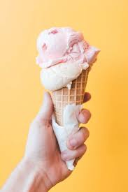 Ice cream, often photographed using mashed potatoes, was created using lard, powdered sugar, and food coloring. 10 Secrets For Taking The Best Ice Cream Photography