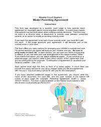 A cooperative agreement is a legal agreement between the federal government and any other entity. Model Parenting Agreement Alaska Edit Fill Sign Online Handypdf