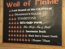 Simple bbq restaurant, excellent food. Wall Of Flame Picture Of Cactus Bob S Bbq Corral Johnston Tripadvisor