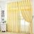 Sheer Yellow Curtains