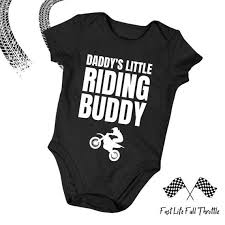 Outfits Sets Baby Dirt Bike Outfit Motocross I Wheelie Love Daddy Romper Infant Bodysuit Clothing Shoes Accessories