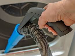 Insert the end of your battery powered or electric leaf blower nozzle into the end of the vent pipe. How To Clean Your Dryer Vent Like A Pro Frugally Blonde