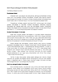 Bakti sosial atau lebih dikenal sebagai baksos merupakan salah satu kegiatan wujud dari rasa d. Pdf Seni Rupa Sebagai Gerakan Kebudayaan1 Draft Wahyu Widyantono Academia Edu