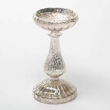 See also:mercury glass mercury pillar candle holder silver mercury mercury candle. Richland Ribbed Unique Mercury Glass Pillar Candle Holder Set Of 3 Quick Candles