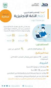 هدف On Twitter ويمكنكم الاستفادة من برنامج تعليم اللغة الإنجليزية الذي يستمر لشهرين ويشمل 16 مستوى تدريبي مع شهادة معتمدة والم قدم عن طريق منصة دروب للتدريب الإلكتروني إحدى مبادرات صندوق تنمية الموارد البشرية