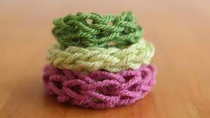 You'll want to make it in all your favorite colors. Summer Fun For Everyone Finger Knit Bracelets Modern Parents Messy Kids