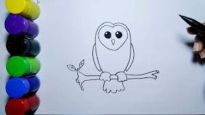 Dihalaman ini anda akan melihat gambar sketsa kolase burung hantu yang keren! Cara Menggambar Burung Hantu Mudah Pemula How To Draw An Owl For Beginners Youtube