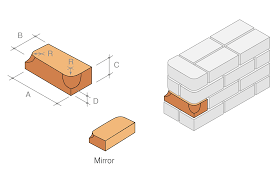 A brick moulded with a rounded angle is known as a bullnose. Bn 4 Double Bullnose Stop Forterra