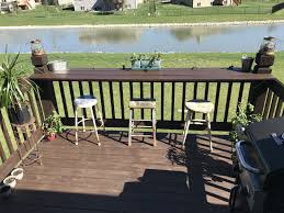 Outdoor Seating And Bar For Small Decks Home Bar Table Outdoor Bar Table Small Balcony Decor