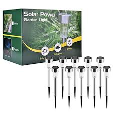 Maybe you would like to learn more about one of these? Solar Garden Lights Outdoor Waterproof 10 Pack Walkway Pathway Garden Lights Solar Powered Stake Solar Lights Garden Outdoor 10 Pack White Solar Light Buy Online In Bahamas At Bahamas Desertcart Com Productid 65119393
