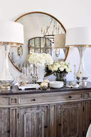 Elegant Traditional Christmas Dining Room By Decor Gold Designs Mirror Dining Room Christmas Dining Room Dining Room Console