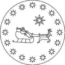 Mandalas Fur Kinder Zu Weihnachten Weihnachtsmandala Zum Ausmalen