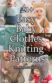 These adorable patterns for baby booties, clothes, hats, bl. Easy Baby Knitting Patterns In The Loop Knitting